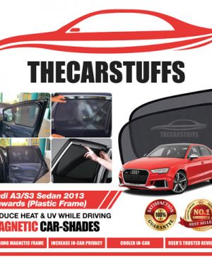 Audi Car Sunshade for A3/S3 Sedan 2013 Onwards (Plastic Frame)