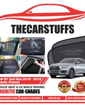 Audi Car Sunshade for Q7 2nd Gen 2016 - 2018 (Plastic Frame)