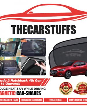 Mazda 2 Car Sunshade for Hatchback 4th Gen 2014 Onwards